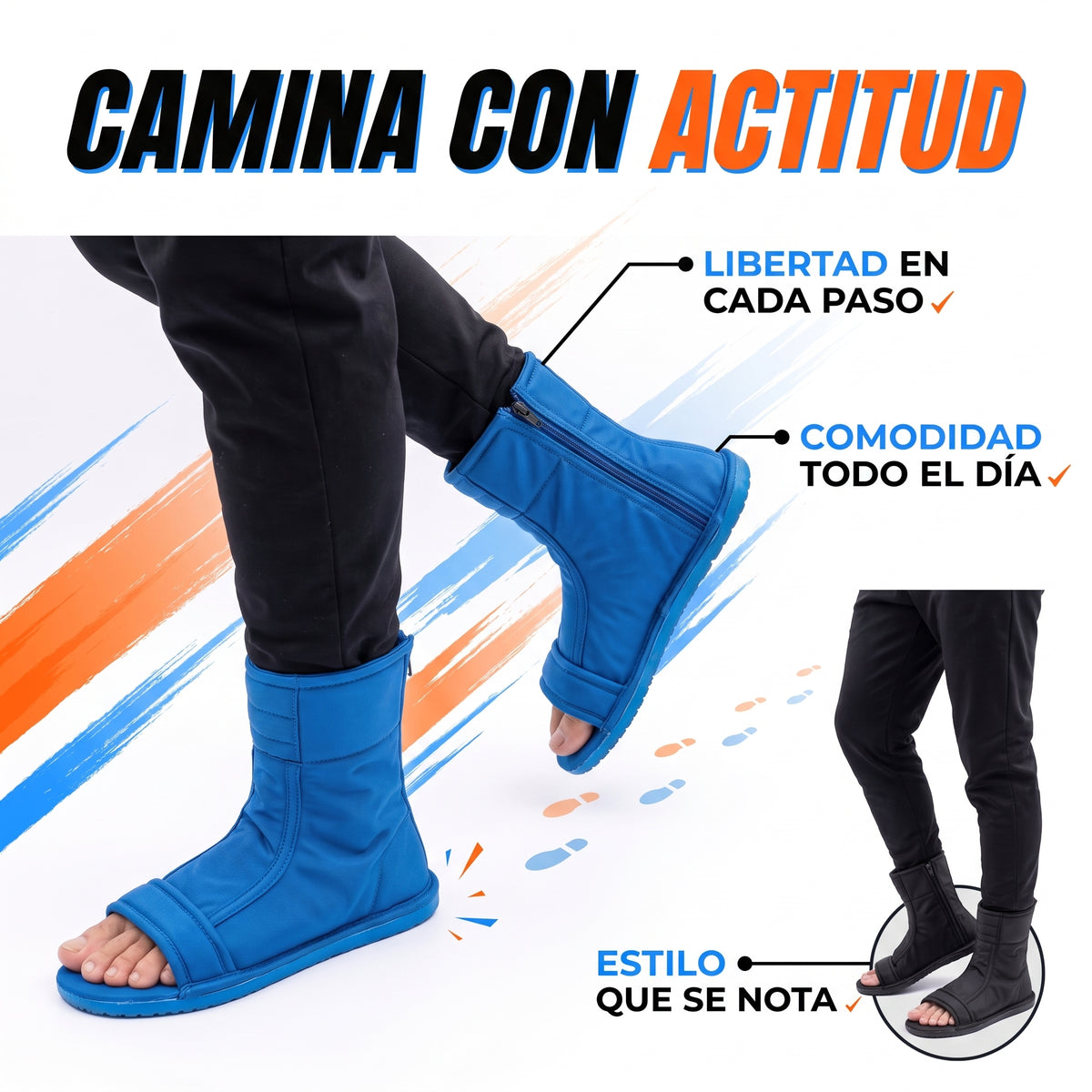 Botas japonesas estilo ninja